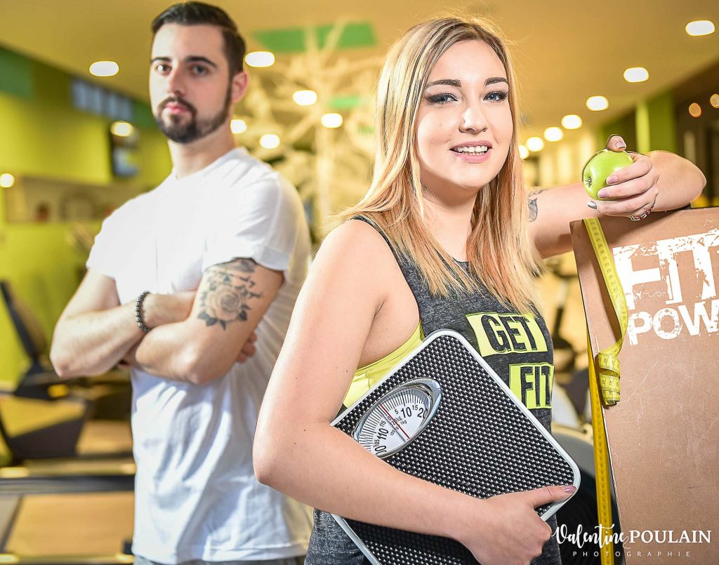 Shooting fitness couple diététique - Valentine Poulain
