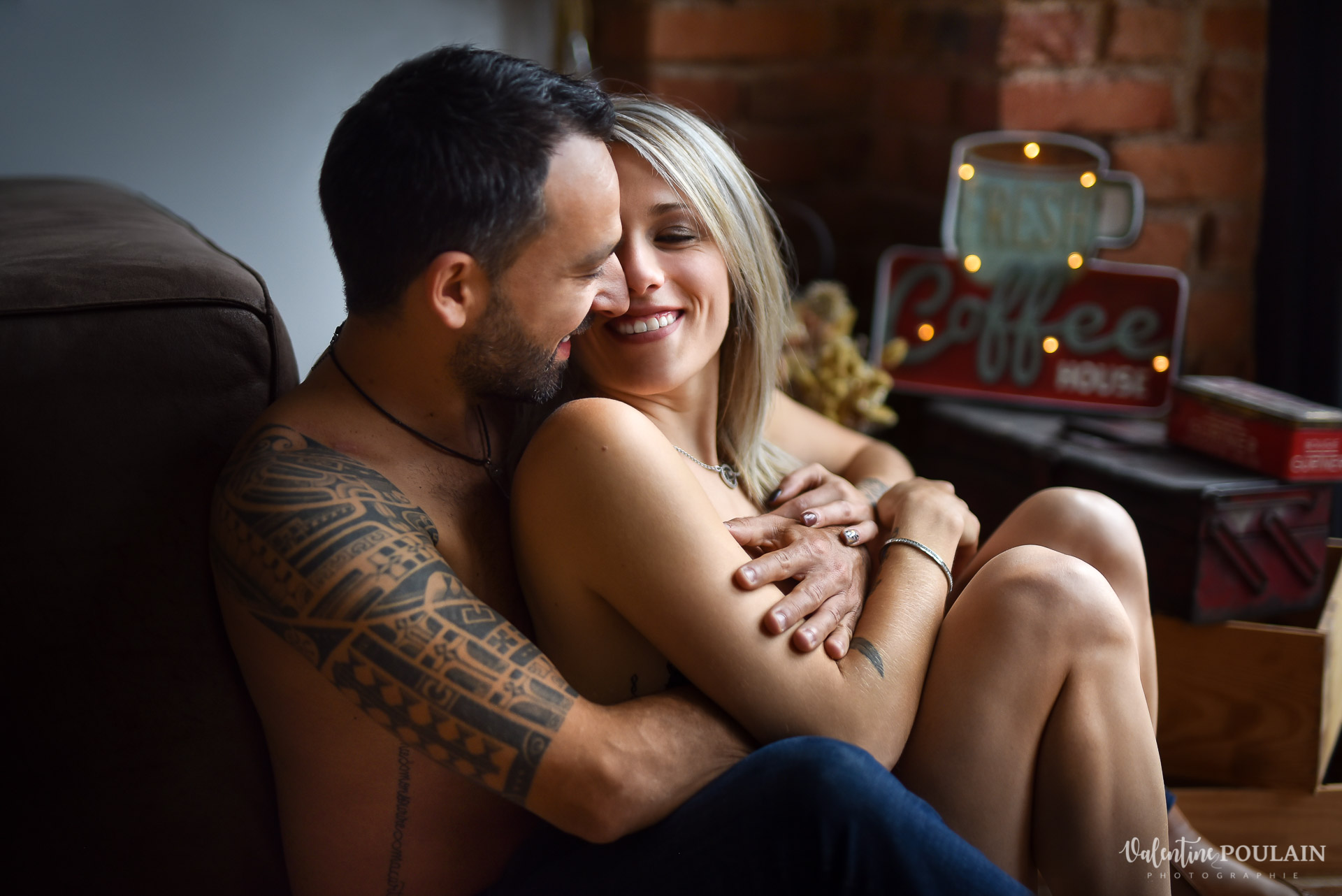 Boudoir couple - Valentine Poulain