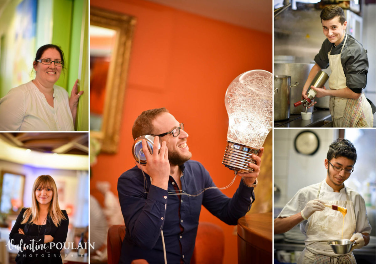 Shooting corporate La Palette Valentine Poulain portraits