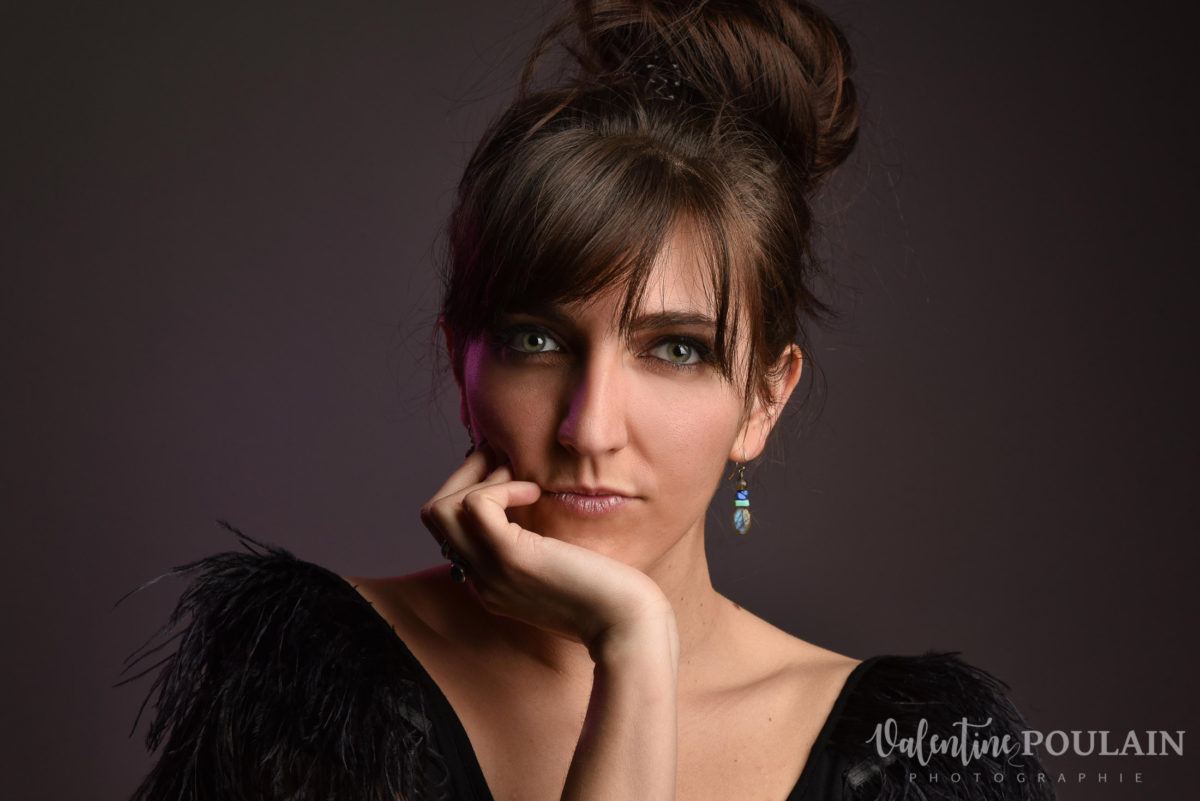 Shooting portrait studio mode - Valentine Poulain