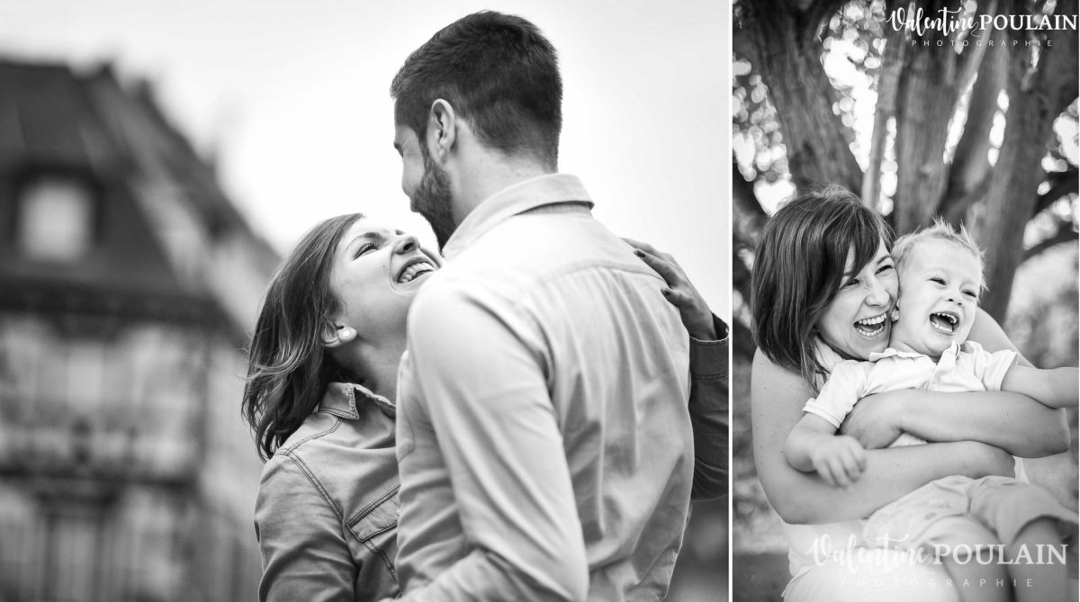 Photo fou-rire - Valentine Poulain n&b
