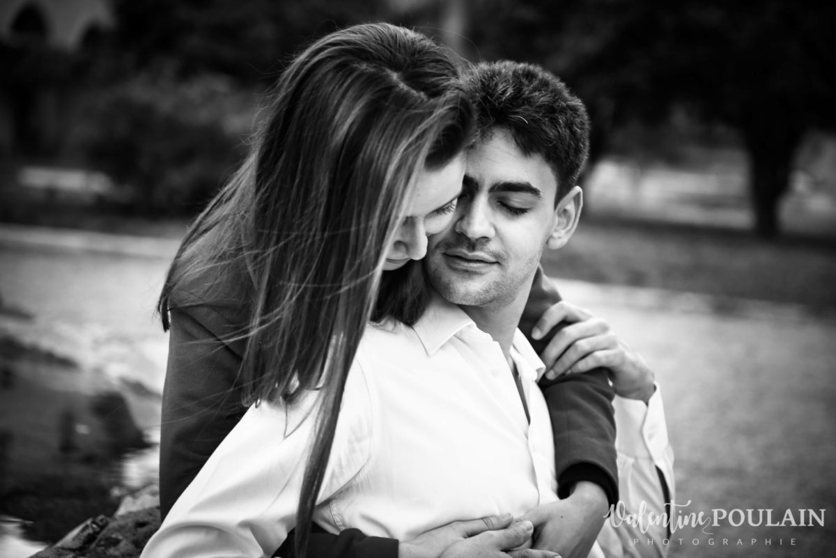 Shooting couple demande mariage Rome N&B