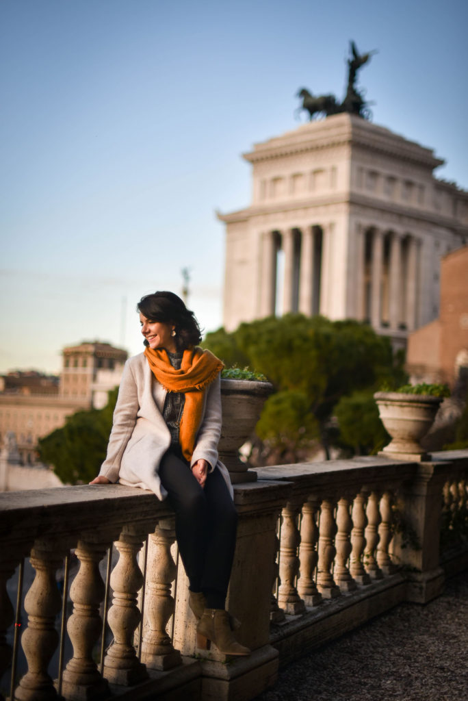 Shooting portrait Silvène Hedon Rome Créatrice vue