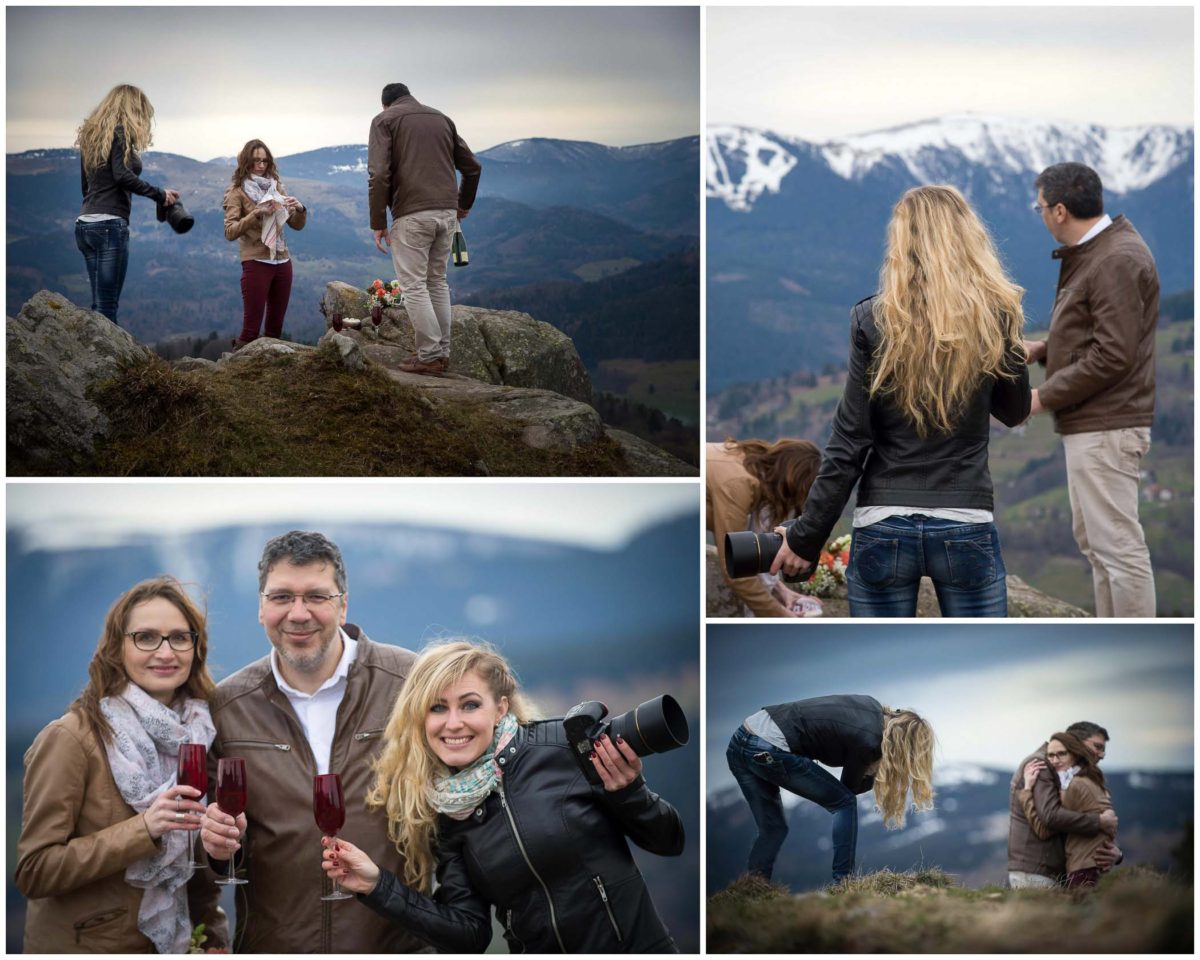 BTS Shooting save the date montagne - Valentine Poulain