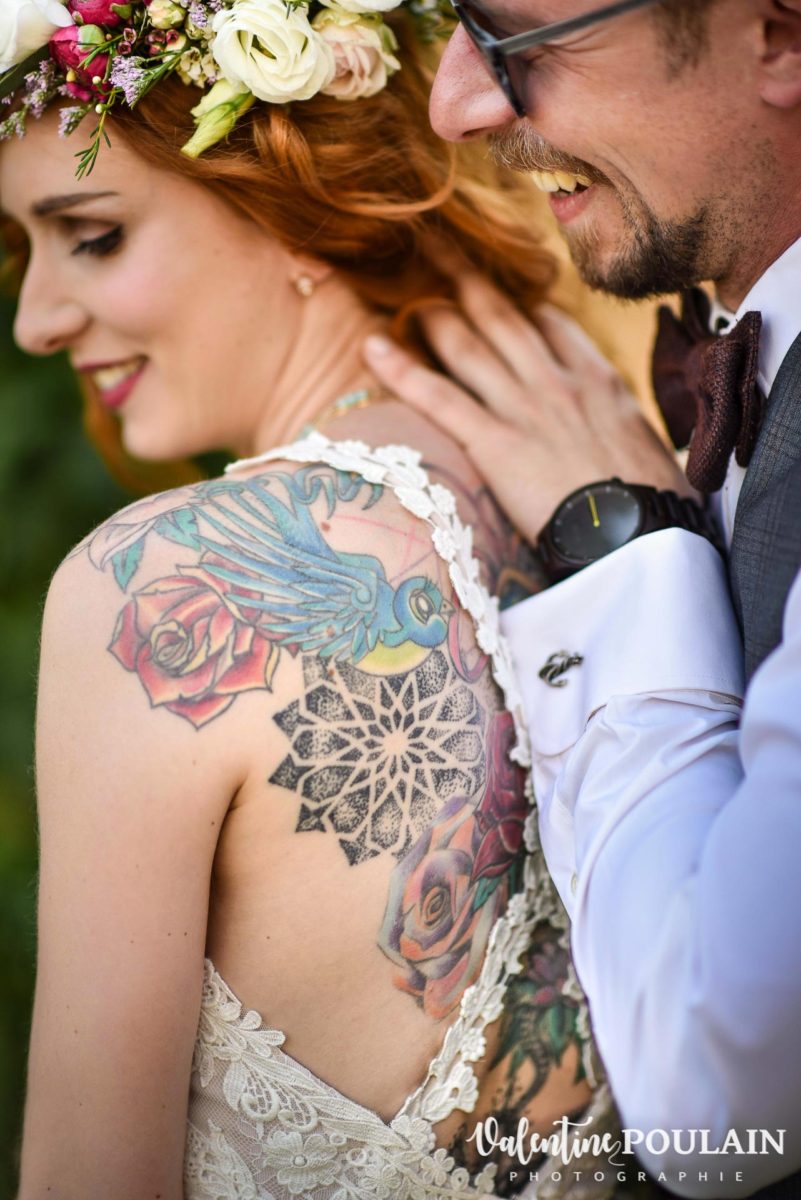 Mariage hippie funky - Valentine Poulain first look