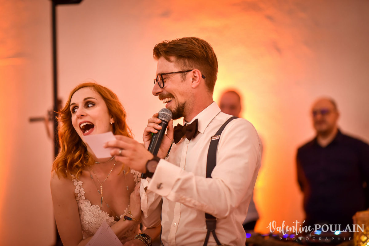 Mariage hippie funky - Valentine Poulain discours soir