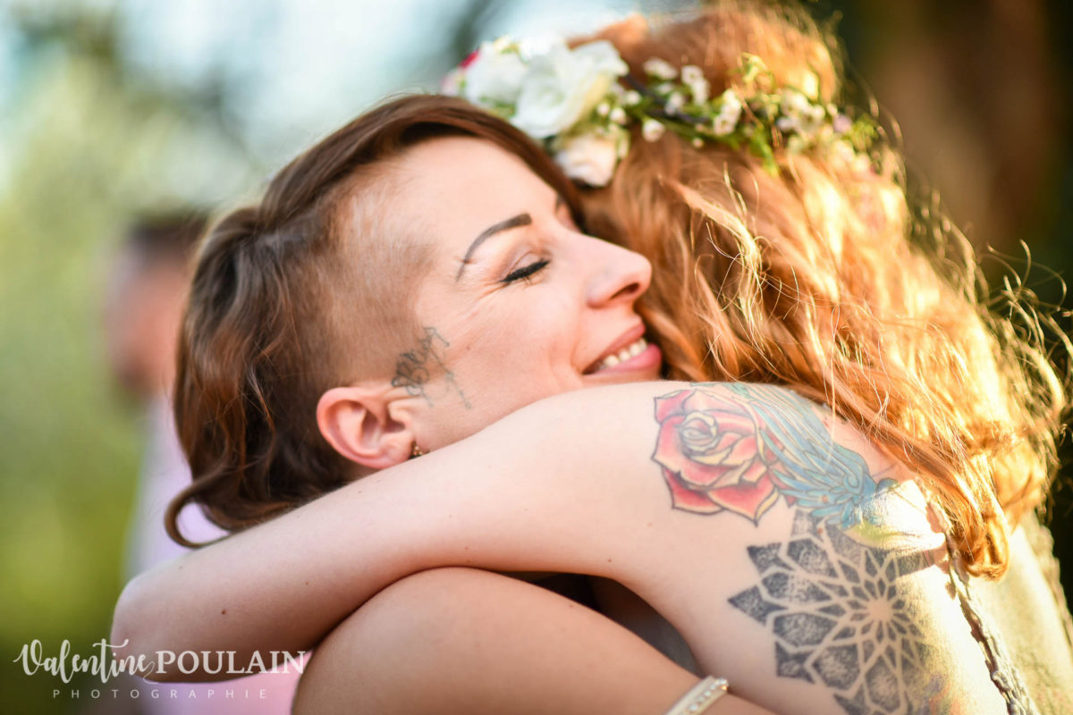 Mariage hippie funky - Valentine Poulain soeur