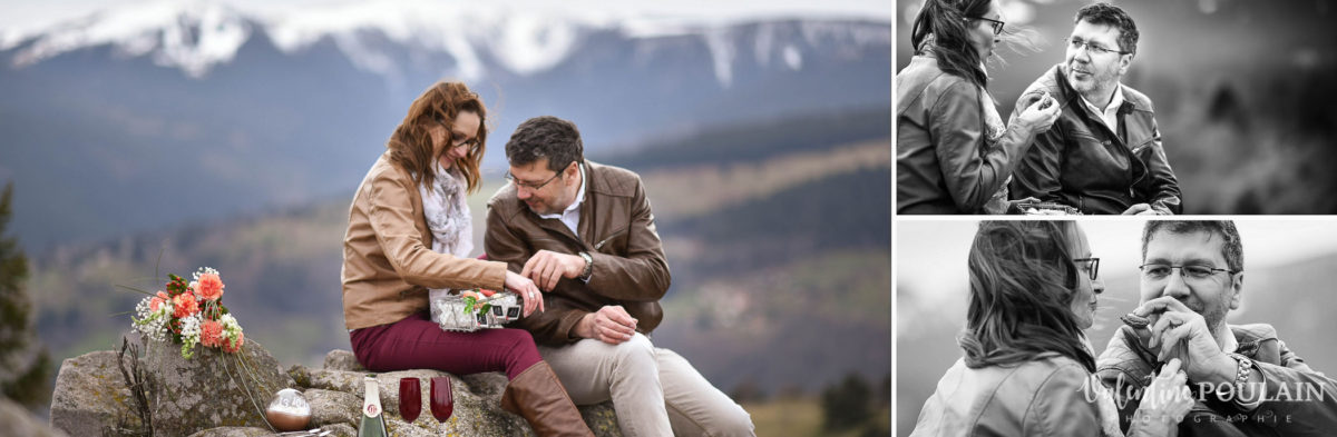 Shooting save the date montagne - Valentine Poulain macarons