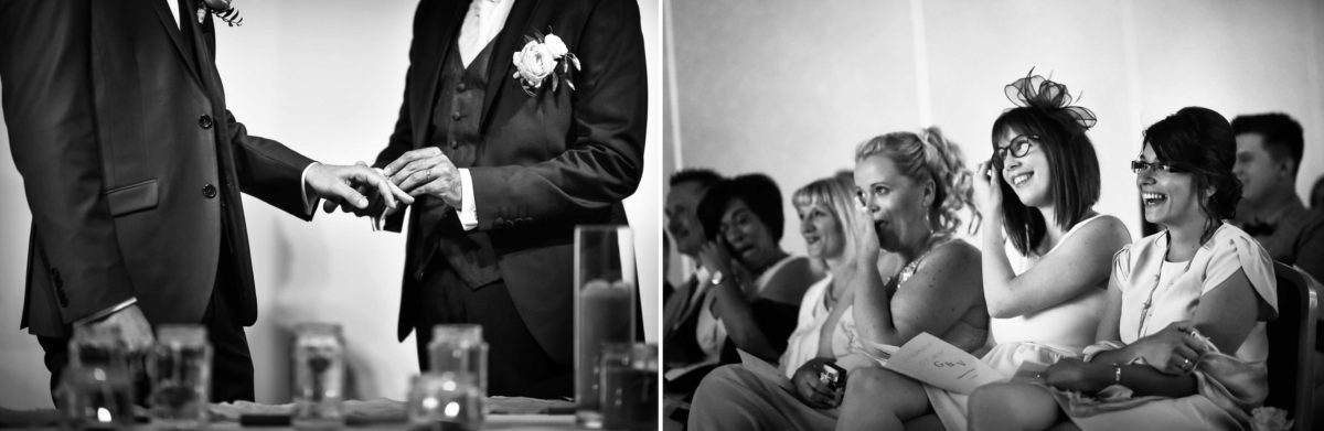 Il et il mariage couple homosexuel alliances
