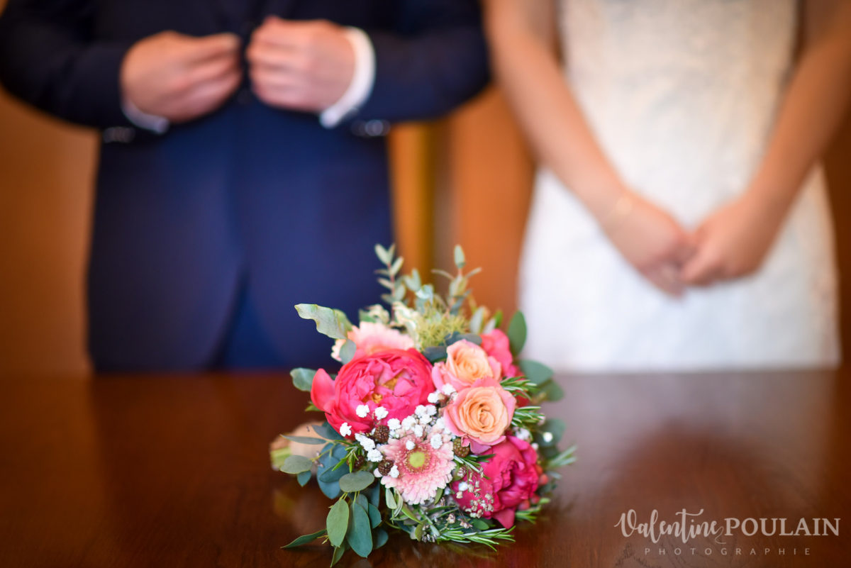 Mariage émotions famille bouquet - Valentine Poulain 