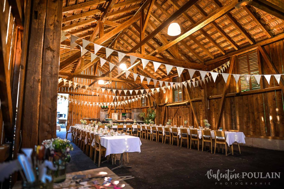 Mariage grange - Valentine Poulain diner