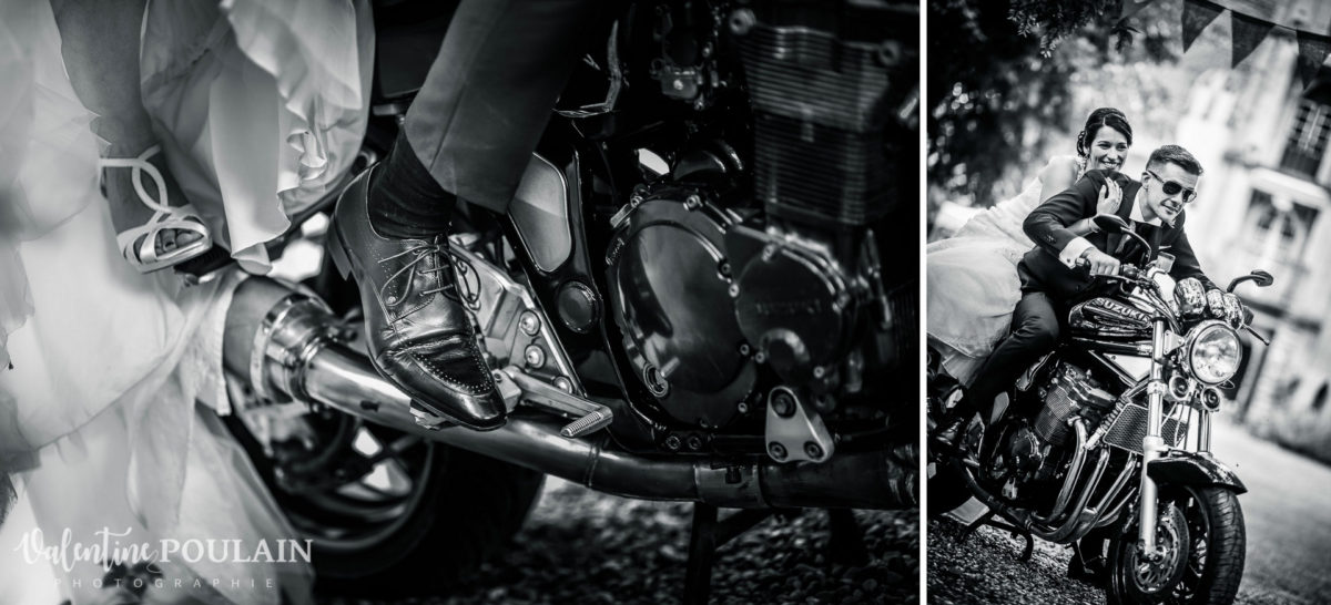 Mariage rock moto Gueberschwihr - Valentine Poulain netb