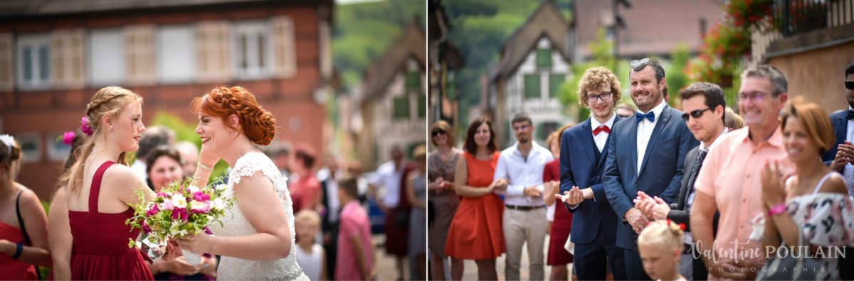 Mariage joyeux vert rose découvrir - Valentine Poulain