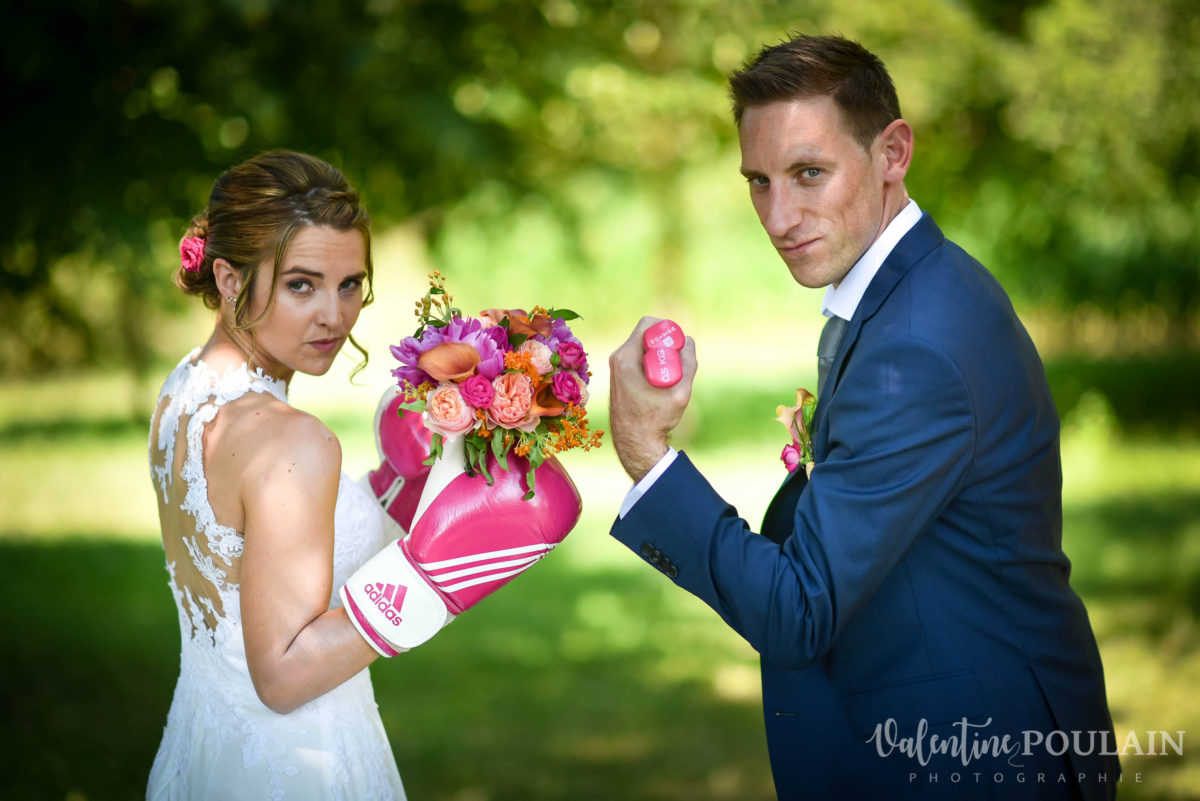 Mariage sportifs - Valentine Poulain battle