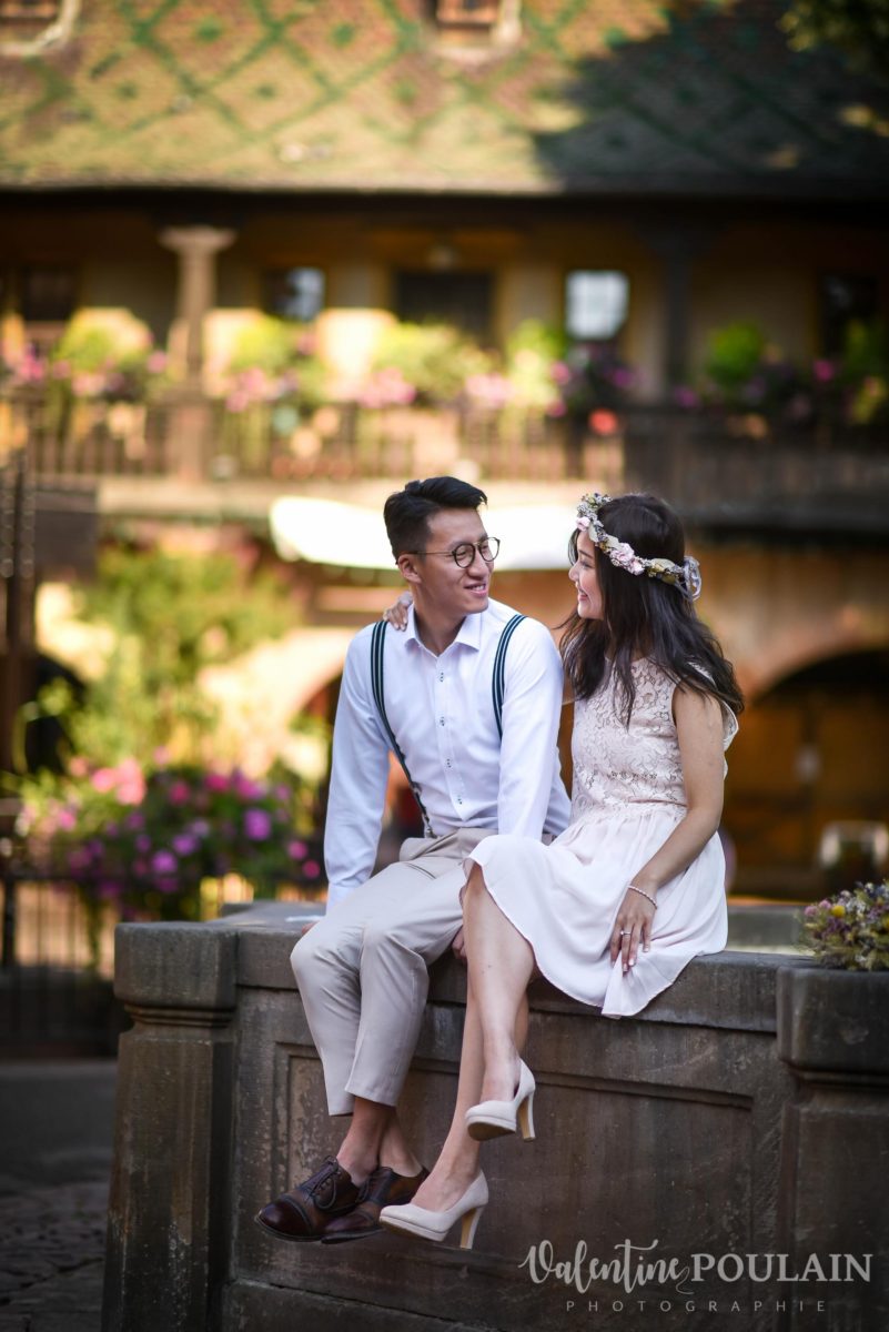 Save the date Colmar couple chinois - Valentine Poulain look
