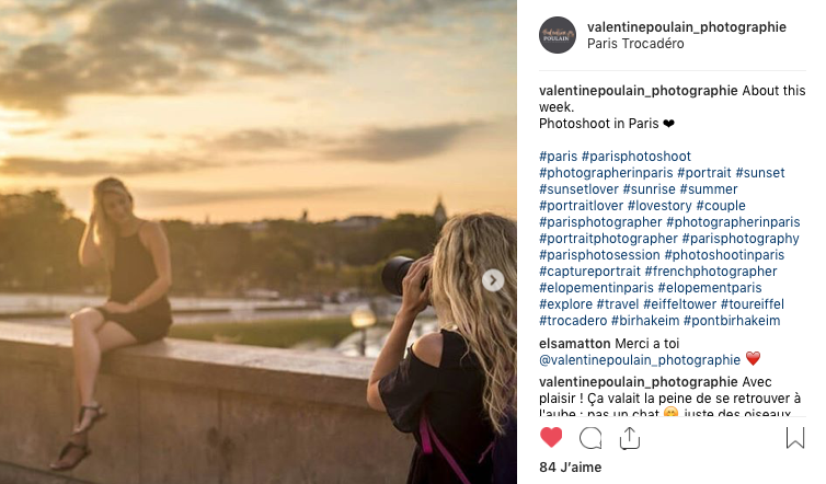 Backstage Paris Instagram