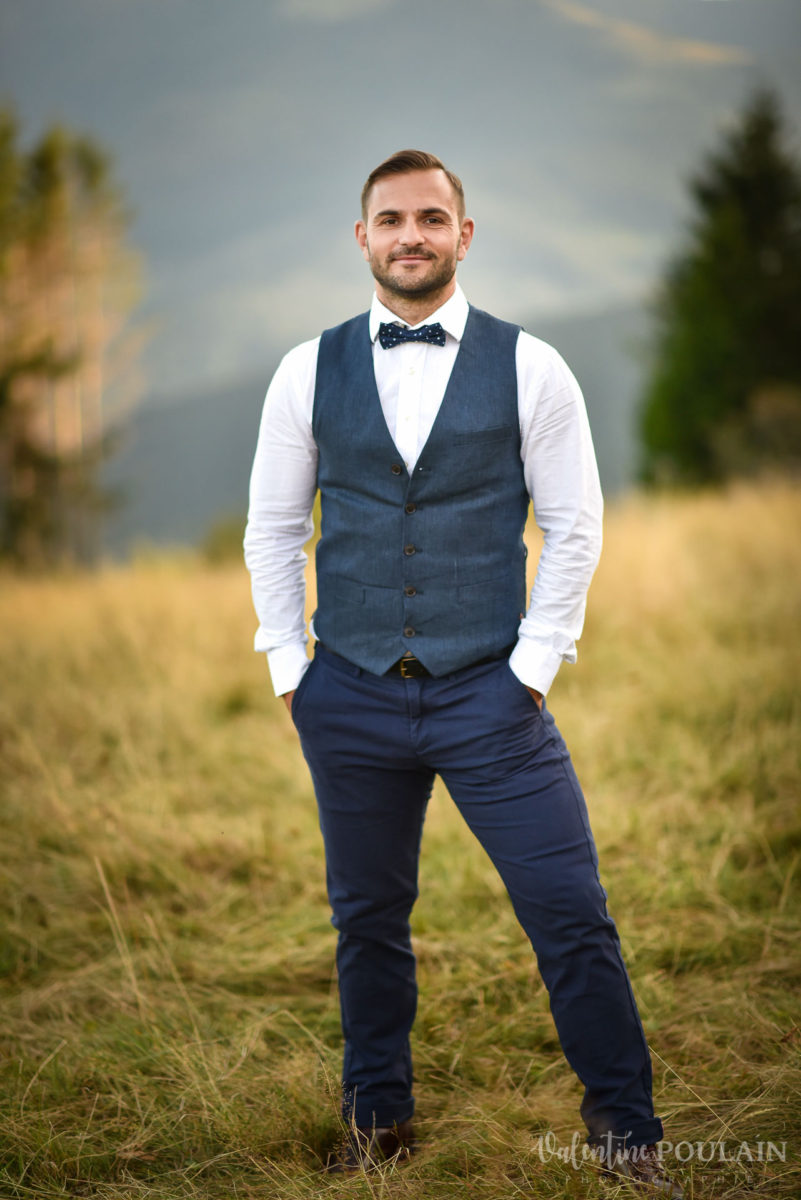 Mariage intimiste montagne - Valentine Poulain lui