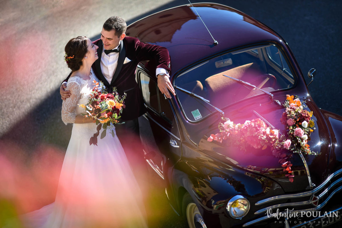 Voiture Anna & Jerôme mariage - Valentine Poulain