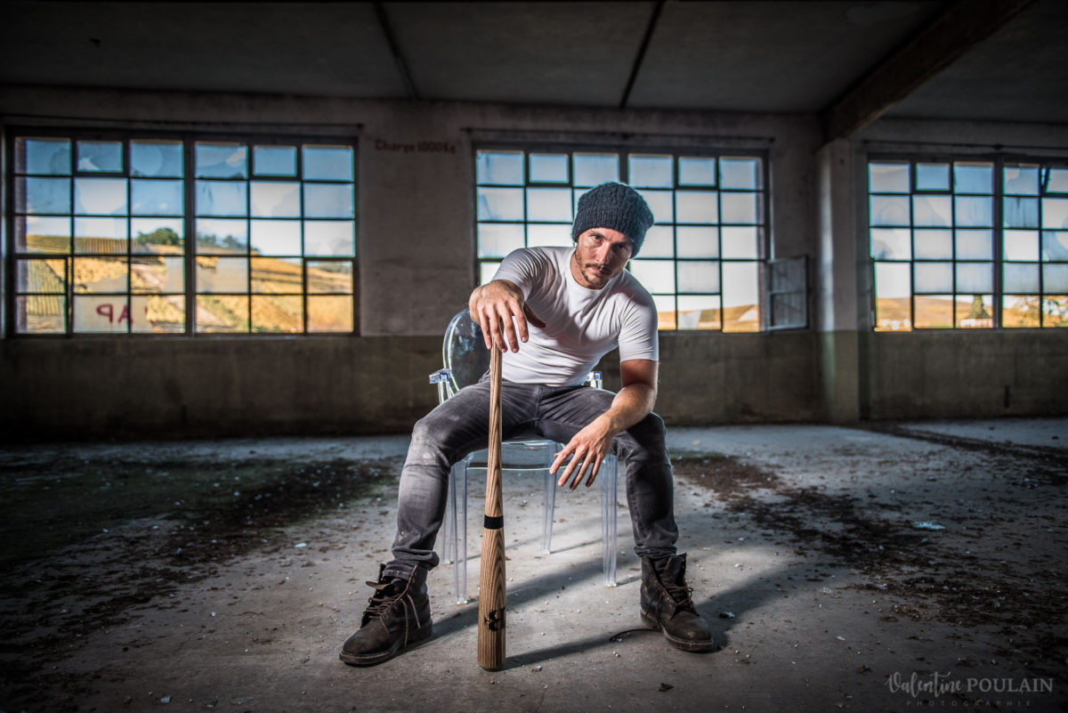 Shooting photo Eric Borner magicien - Valentine-Poulain batte