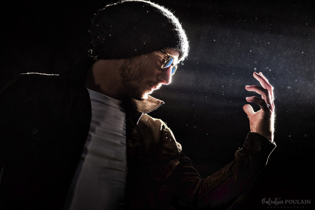 Shooting photo Eric Borner magicien - Valentine-Poulain profil